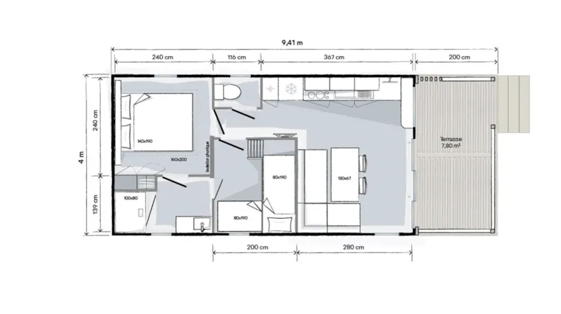 Mobil-Home Ciela Privilège Bay - 2 Chambres