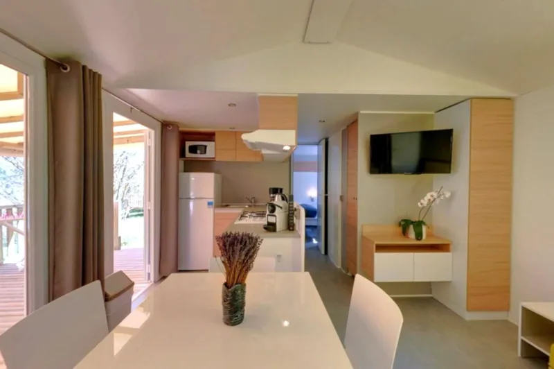 Mobil Home Prestige Spa - 3 Chambres Dont 1 Suite Parentale - Draps, Serviettes Et Plancha