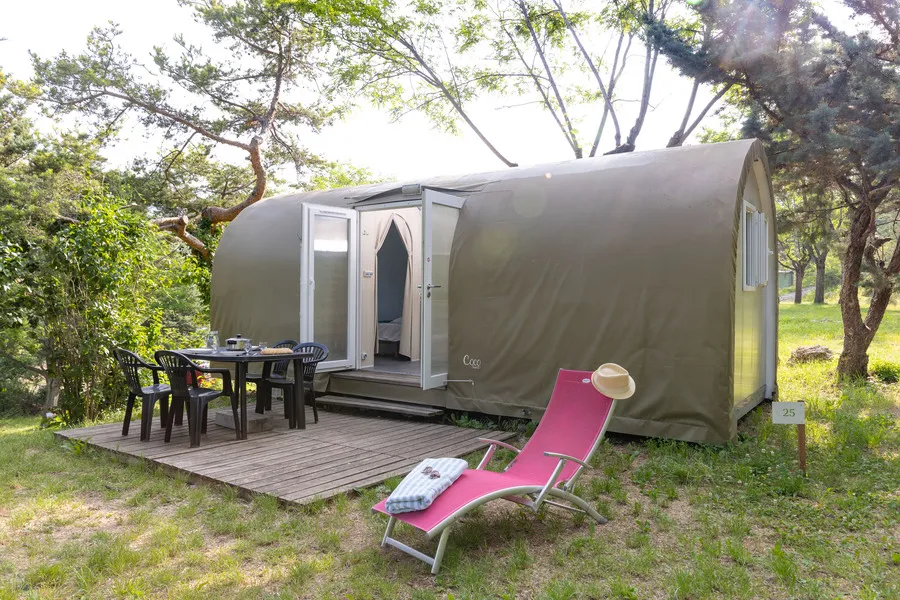Location - Tente Ciela Coco Sweet - 2 Chambres (Sans Sanitaire) - Camping Les Princes d'Orange