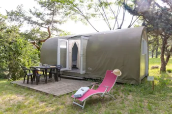 Mietunterkunft - Coco Sweet Zelt – 2 Schlafzimmer (Ohne Sanitäranlagen) - Camping Les Princes d'Orange