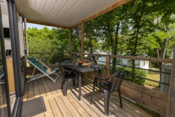 Mietunterkunft - Mobilheim Confort Bay – 2 Schlafzimmer - Camping Les Princes d'Orange