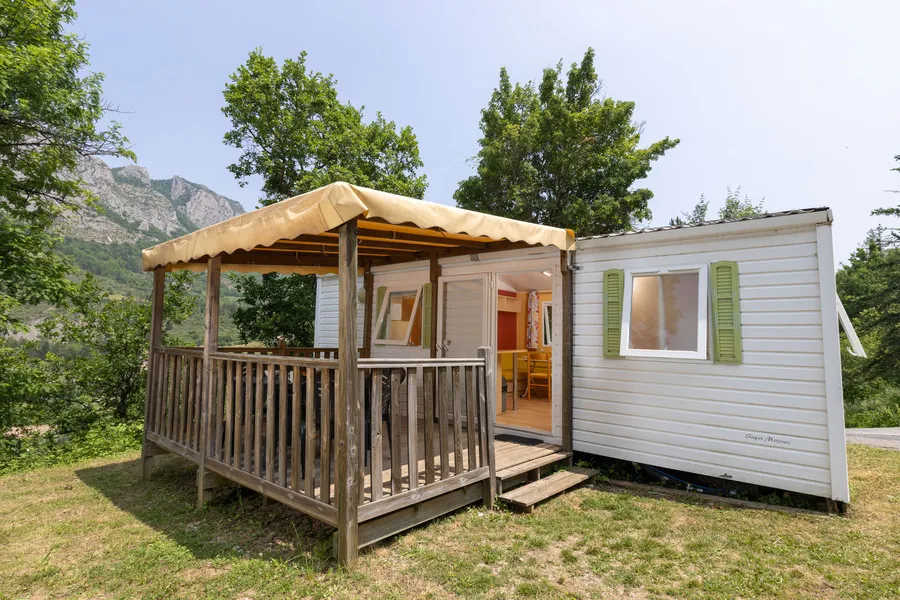 Location - Mobil Home Ciela Confort Compact - 2 Chambres - Camping Les Princes d'Orange