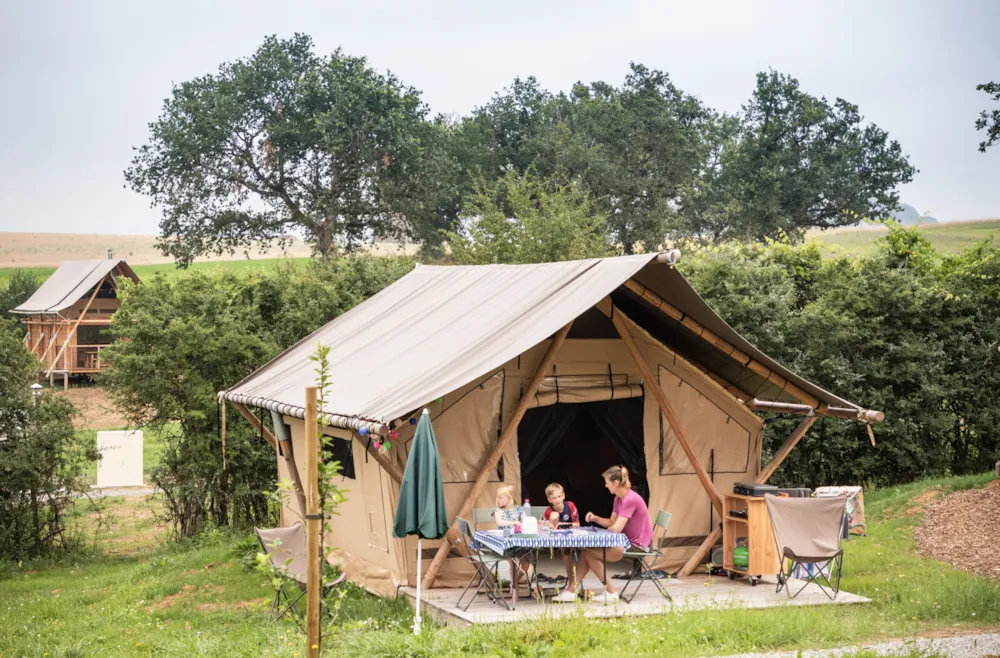 Location - Tente Trappeur - Huttopia Pays de Cordes sur Ciel