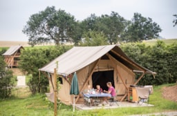 Accommodation - Tent Trappeur - Huttopia Pays de Cordes sur Ciel