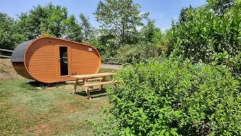Mietunterkunft - Natur-Übernachtungshütte - Camping La Bageasse