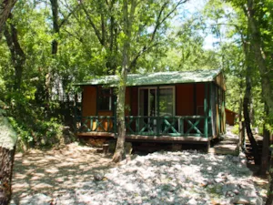 Locatif - CHALET COTTAGE 32m² - CAMPING LE MAS DU SARTRE