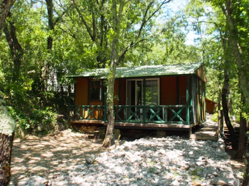 Huuraccommodatie(s) - Chalet Cottage 32M² - image n°1 - CAMPING LE MAS DU SARTRE