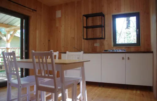 Huuraccommodatie(s) - Chalet Nature - image n°3 - CAMPING LE MAS DU SARTRE