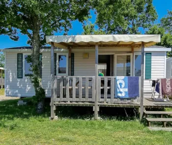 Mietunterkunft - Mobile-Home Confort 2 Zimmer + Tv - Camping Le Moulin de Cantizac