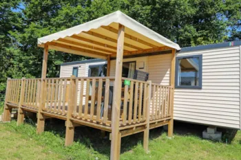 Mietunterkunft - Mobile-Home Grand Confort 3 Zimmer + Tv - Camping Le Moulin de Cantizac