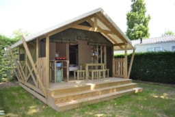 Accommodation - Tent Safari 2 Bedrooms - Camping du Port de Moricq