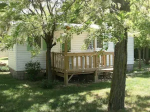 Locatif - Mobilheim TITANIA - 28m² - 2 Zimmer - Domaine Camping  Les Roches