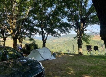 Package 1 PERSON ONLY:  for bike or motorbike with small tent on shared pitch