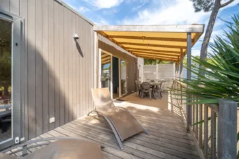 Mietunterkunft - Vip 3 Schlafzimmer 38M² - Pack-Vip Inklusive (Bettwäsche, Tv, Wlan ...) - Camping LES GENETS