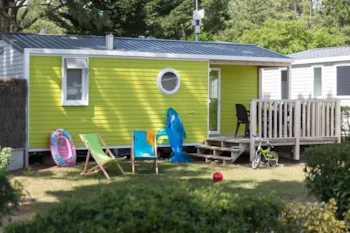 Mietunterkunft - Mobilheim Saint Barth - 26M² - 2 Schlafzimmer Mit Terrasse - Clico Chic - Camping Les Chouans