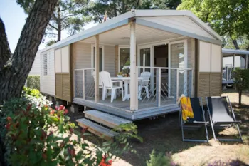 Mietunterkunft - Mobilheim Dune - 26M² - 2 Schlafzimmer Mit Terrasse - Clico Chic - Camping Les Chouans