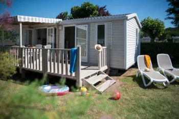 Mietunterkunft - Mobilheim Oceania - 28M² - 2 Schalfzimmer Mit Terrasse - Clico Chic - Camping Les Chouans