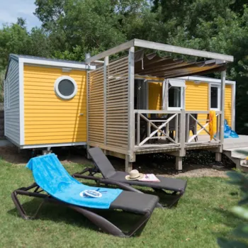 Mietunterkunft - Mobilheim Saint François - 32M² - 3 Schlafzimmer Mit Terrasse - Clico Chic - Camping Les Chouans