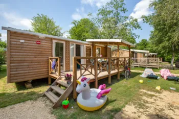 Mietunterkunft - Rose Top Presta - 34M² - 2 Schlafzimmer - Clico Chic - Camping Les Chouans