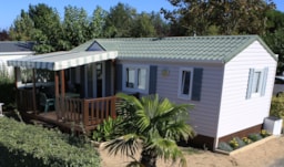 Alojamiento - Budget 2 Habitaciones - 28M² - Terraza - Camping LE CHATEAU