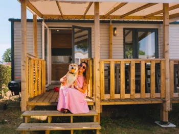 Mietunterkunft - Cani Cottage 2 Chambres Env. 30M² - Camping LE CHATEAU