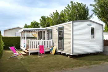 Mietunterkunft - Mobilheim Grand Confort 30M2 / 2 Zimmer - Halbüberdachte Terrasse - Camping La Prairie ****