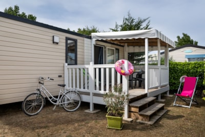 Mobile home Grand Confort 27m² / 2 bedrooms - Half-covered terrace — 1