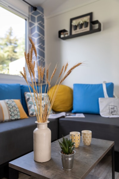 Mobile home Grand Confort 27m² / 2 bedrooms - Half-covered terrace — 3
