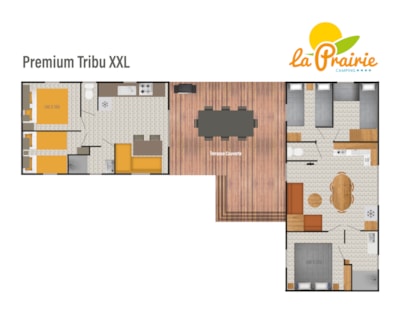 Mobile home Tribu XXL 10 people - 5 bedrooms / 2 bathrooms — 9