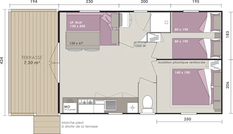 Cottage 27M² 2 Chambres - Premium