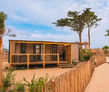 Mietunterkunft - Palm 2 Zimmer - 30M² - Terrasse - Camping ACAPULCO