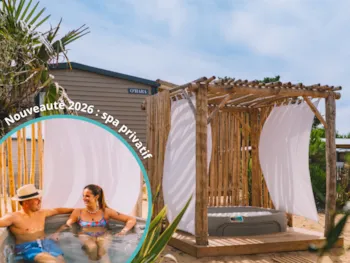 Mietunterkunft - Vip 2 Schlafzimmer Mit Spa + Klim *Neuheit 2026* – Vip-Paket Inklusive (Bettwäsche, Tv, Wlan...) - Camping ACAPULCO