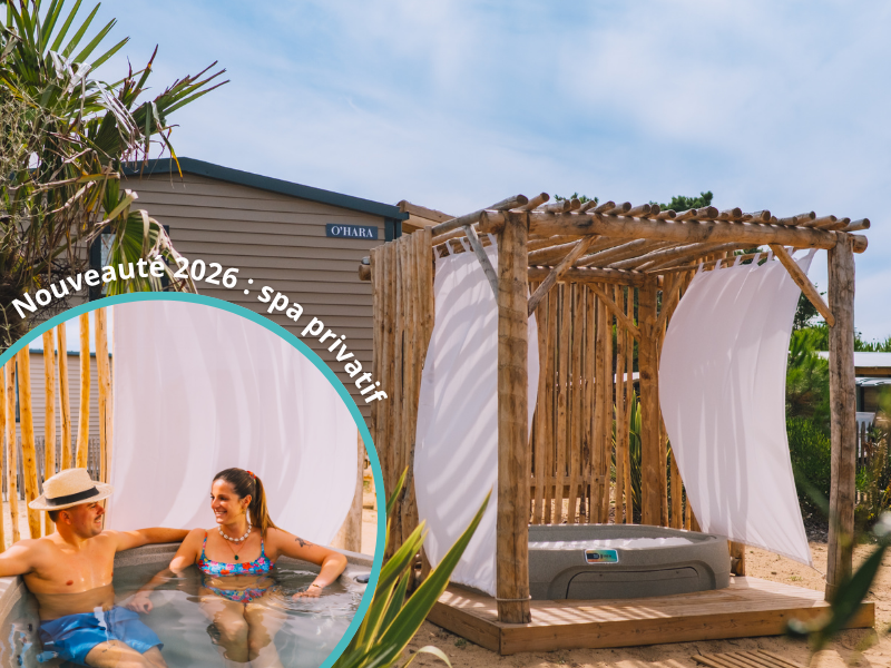 VIP 2 chambres avec SPA 33m² – Pack-Vip inclus (linge,tv,wifi…)