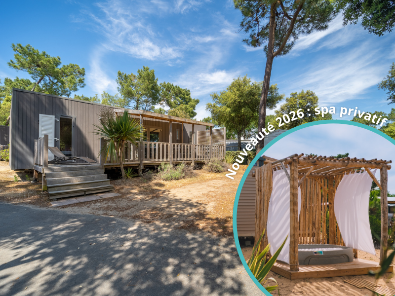 VIP 2 chambres avec SPA 33m² – Pack-Vip inclus (linge,tv,wifi…)