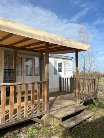 Mietunterkunft - Mobilheim 3 Violettes 32M² 3 Zimmer +Tv + Klimaanlage - CAMPING LES VIOLETTES
