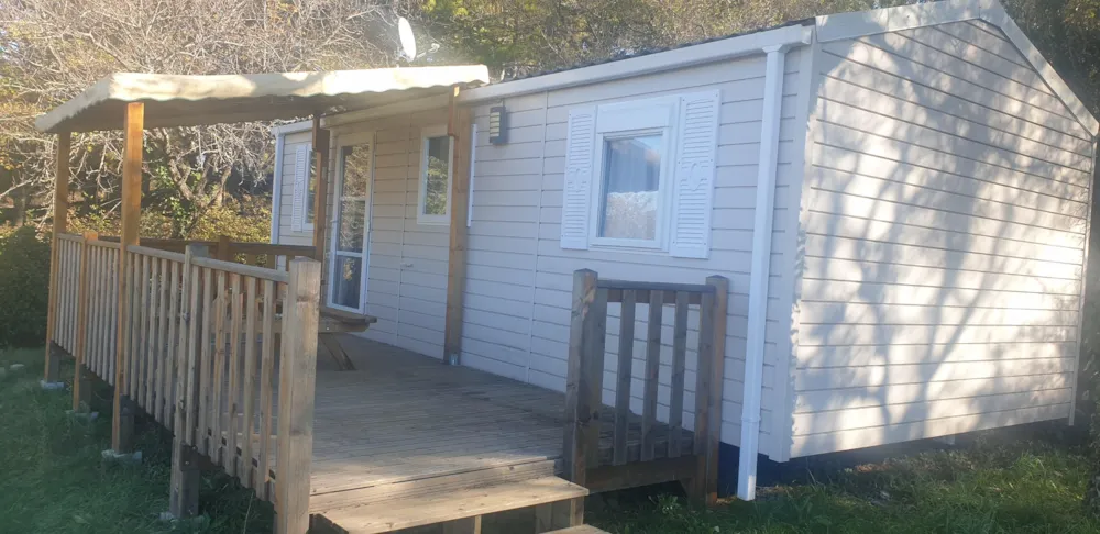 Accommodation - Cottage Premium Famille - 33 M²- 3 Bedrooms - 6 Pers - Camping La Résidence d'Eté