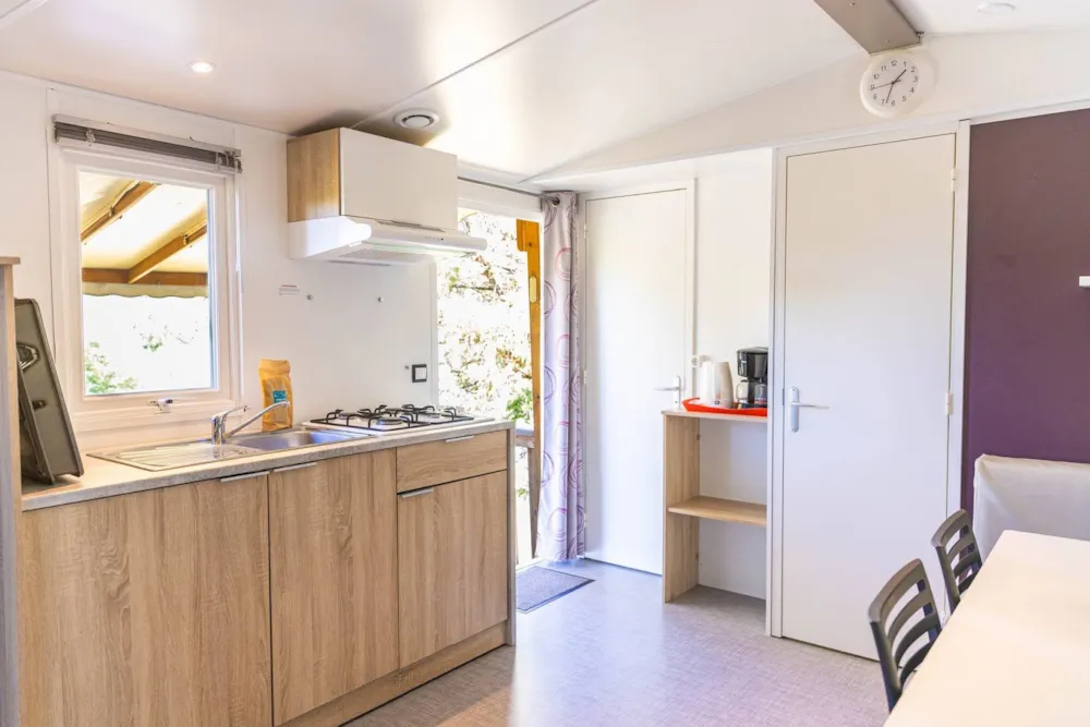 Accommodation - Cottage Premium Famille - 33 M²- 3 Bedrooms - 6 Pers - image n°7 - Camping La Résidence d'Eté