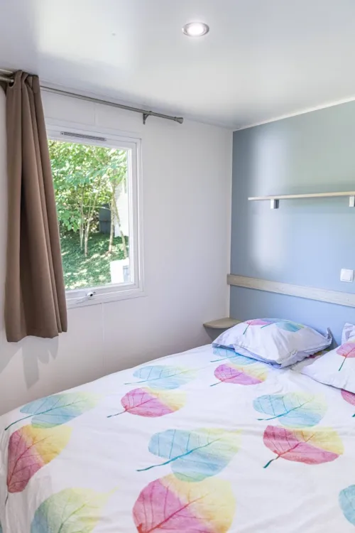 Location - Cottage Premium Clim - 29 M² - 2 Chambres – 4/6 Pers - Climatisation & Plancha - image n°5 - Camping La Résidence d'Eté
