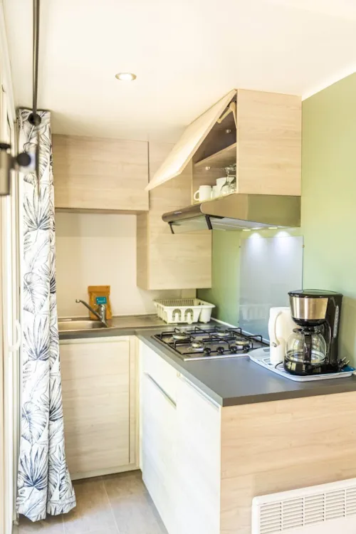Mietunterkunft - Cottage Confort Clim - 24 M² - 4 Men - Klimatisiert - image n°5 - Camping La Résidence d'Eté