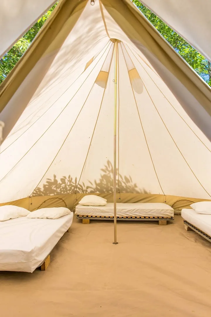 Accommodation - Tente Tipi Aménagée – 4 Pers - image n°4 - Camping La Résidence d'Eté