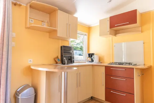 Mietunterkunft - Cottage Confort - 28 M² - 2 Zimme - 4/6 Men - image n°7 - Camping La Résidence d'Eté