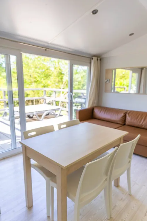 Mietunterkunft - Cottage Prestige Clim – 34 M² – 2 Schlafzimmer – 6 Personen – Klimaanlage Und Plancha - image n°4 - Camping La Résidence d'Eté