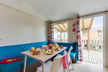 Mietunterkunft - Mobilheim Sun Top Presta 27M² - Capfun - Camping les Huttes