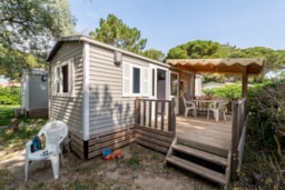 Location - Mobil Home Classic 26M²| 2 Chambres| Clim |Terrasse Balcon - Homair-Marvilla - Le Val d'Ussel