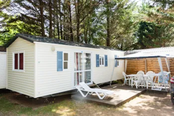 Mietunterkunft - Mobilheim Classic Xl 30M²| 2 Schlafzimmer | Klimaanlage|Terrasse Auf Gartenebene - Camping Marvilla Parks - Le Val d'Ussel