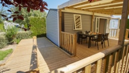 Location - Mobil Home Comfort Xl Pmr 32M²| 2 Chambres| Clim| Terrasse Balcon - Homair-Marvilla - Le Val d'Ussel