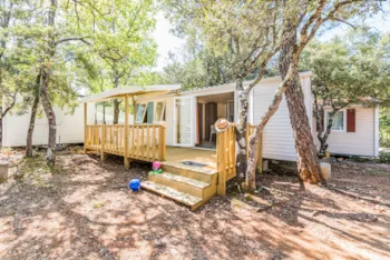 Mietunterkunft - Mobilheim Comfort Xl 30M²| 2 Schlafzimmer | Klimaanlage|Terrasse Balkon - Camping Marvilla Parks - Le Val d'Ussel