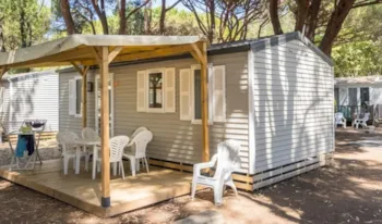 Mietunterkunft - Mobilheim Classic Xl | 34M² | Klimaanlage | 2 Schlafzimmer | Einfache Nicht Überdachte Terrasse - - Camping Marvilla Parks - La Palmeraie