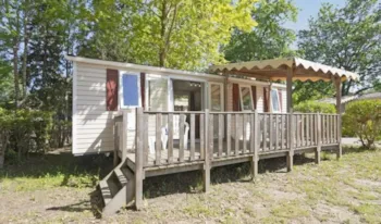 Mietunterkunft - Mobilheim Classic | 25M² | Klimaanlage | 2 Schlafzimmer | Hochterrasse - - Camping Marvilla Parks - La Palmeraie