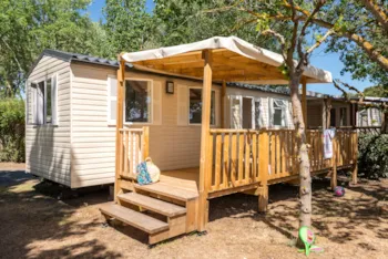 Mietunterkunft - Mobilheim Comfort 24M² - 2 Schlafzimmer - Klimaanlage -  Überdachte Terrasse - - Camping Marvilla Parks - Les Sablines